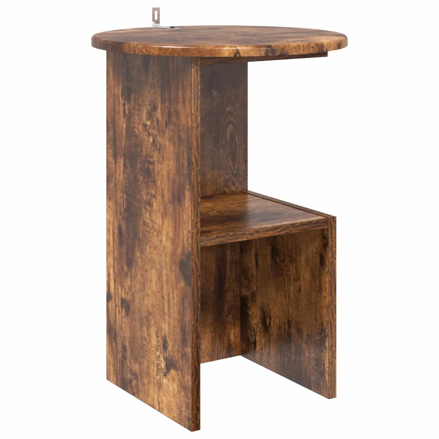 vidaXL Beistelltisch Geräucherte Eiche Ø 39,5 x 55 cm Holzwerkstoff 8001042