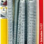 Fischer Langschaftdübel SXRL 10x120 mit Schraube, 4er-Pack. Dübel für Beton und Mauerwerk.