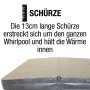 Graue Canadian Spa Isolierabdeckung für Whirlpool, 203x203 cm. Wetterfest und isolierend.