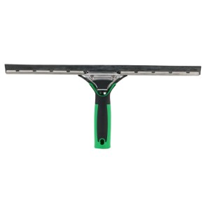 Unger ErgoTec Fensterwischer, 45 cm, mit grün-schwarzem Griff für streifenfreie Fenster.