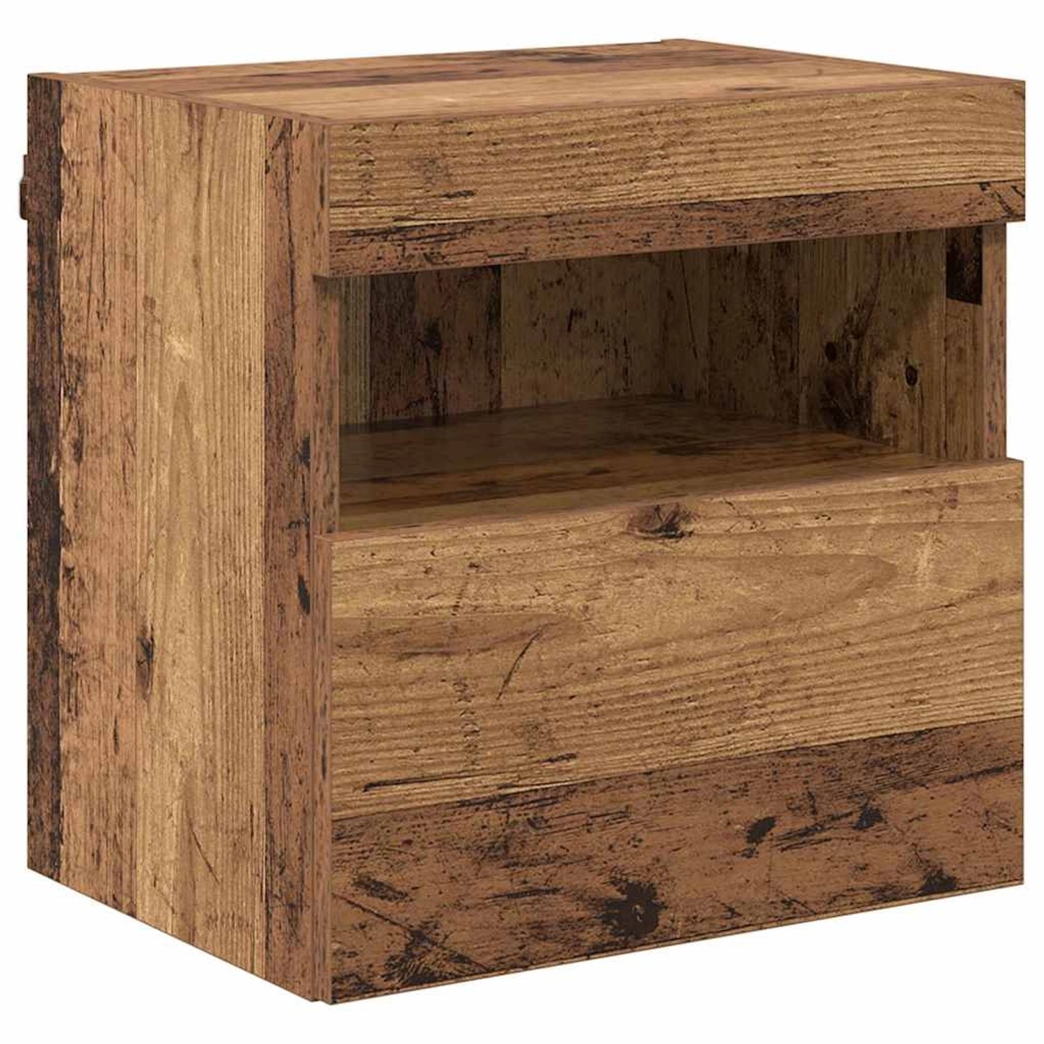 vidaXL TV-Wandregal Wandmontiert Altholz 40 x 30 x 40 cm Holzwerkstoff 8829 günstig online kaufen