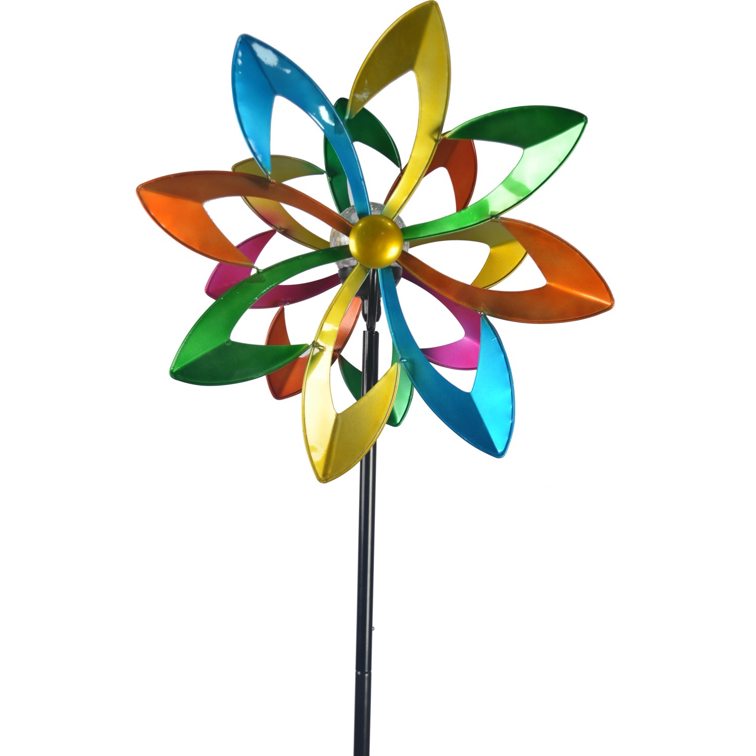 Boltze Gartenstab Windrad 178 cm x 46 cm x 15 cm Mehrfarbig kaufen bei OBI