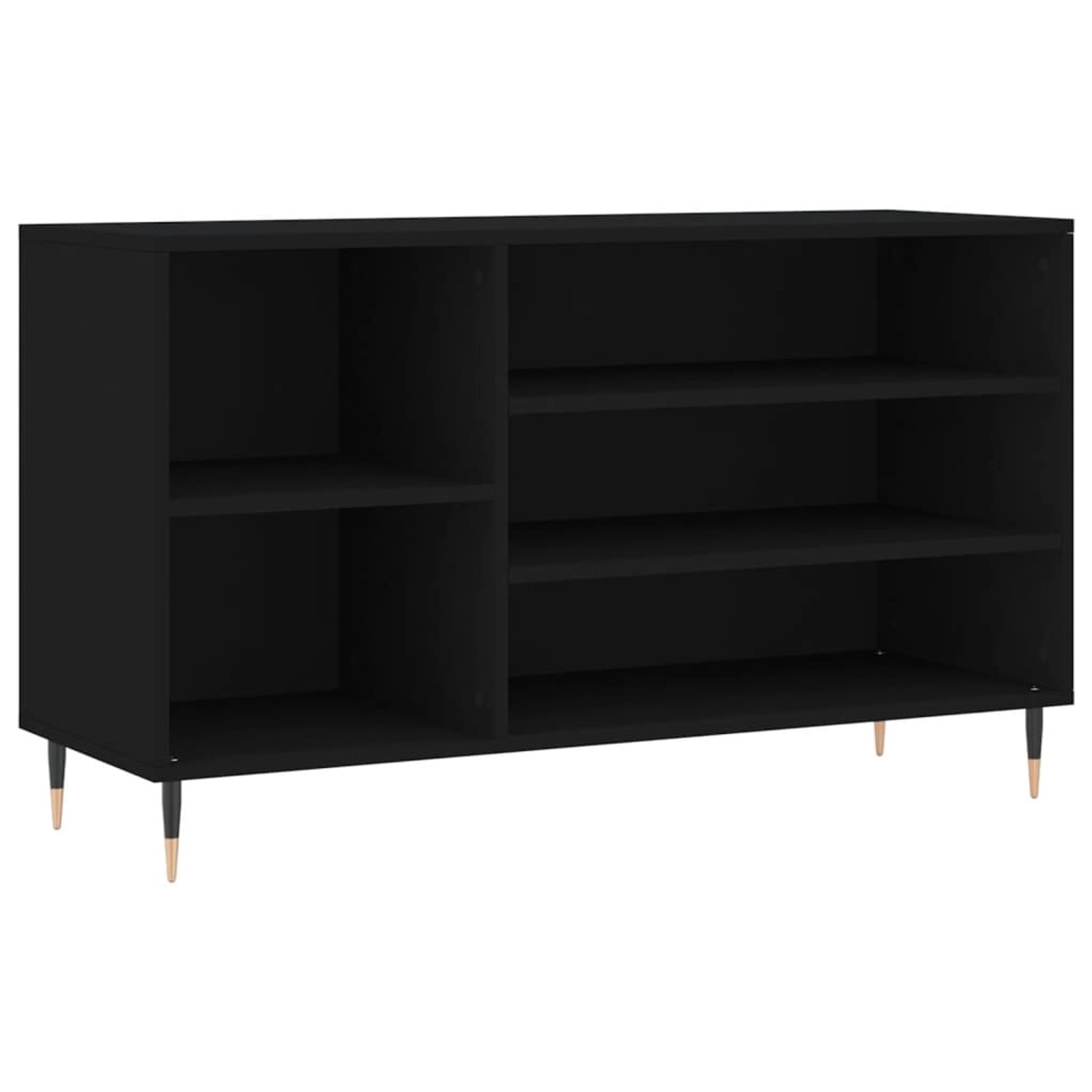 vidaXL Schuhregal Schwarz 102x36x60 cm Holzwerkstoff 831405 günstig online kaufen