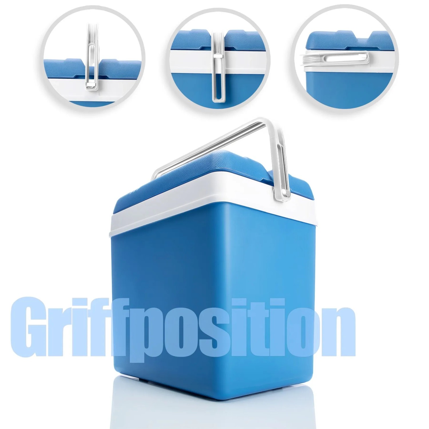 BigDean Kühlbox 24 Liter Kühlbox Ohne Strom aus Kunststoff Robuste Cooler Box_5