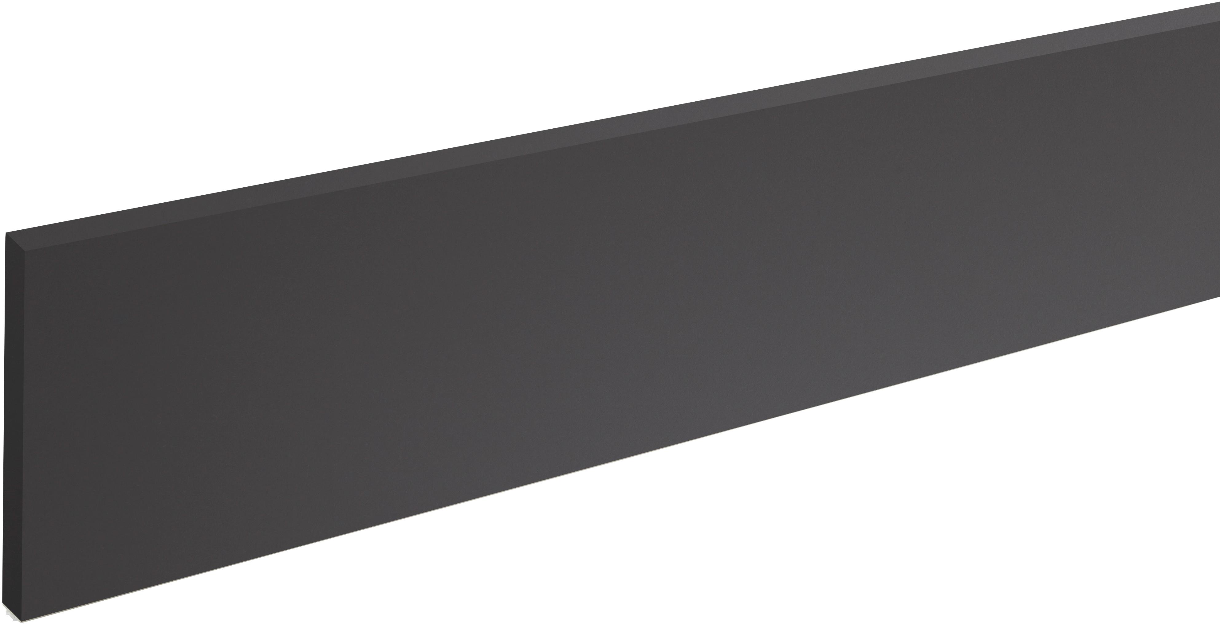 Optifit Sockelleiste mit Dichtung für OPTIkomfort 180 cm x 16,3 cm  Anthrazit kaufen bei OBI