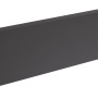 Optifit Sockelleiste Anthrazit, 180cm, mit Dichtung für OPTIkomfort Küchenmöbel.