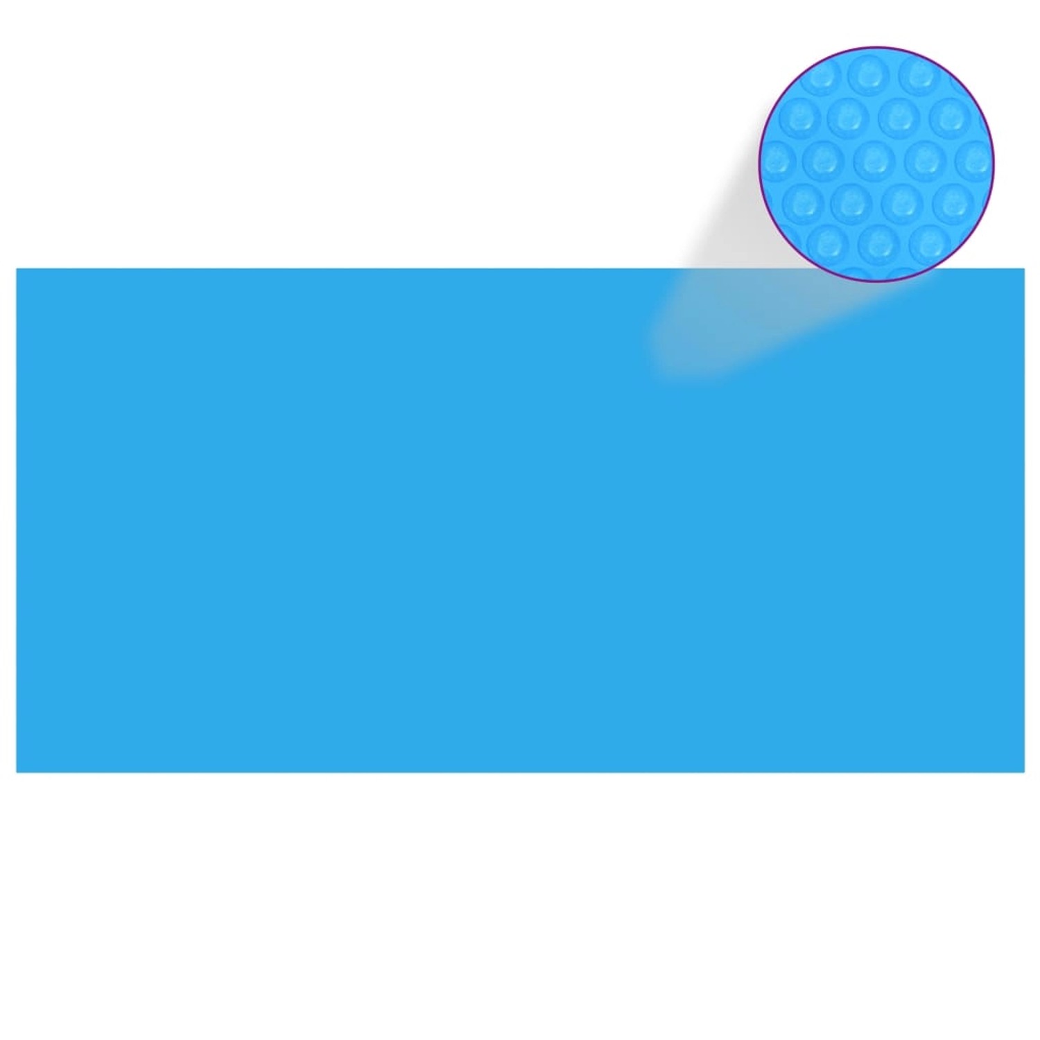 furnicato Poolabdeckung Blau 600×300 cm PE