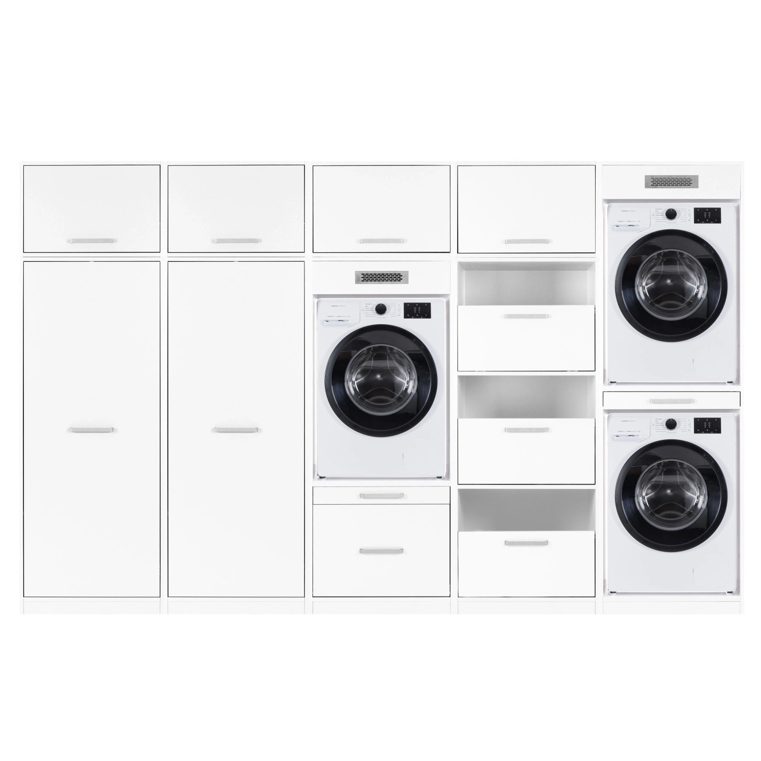 Inter Link Möbel-Set Lifestyle Studio Flow Weiß 335 cm