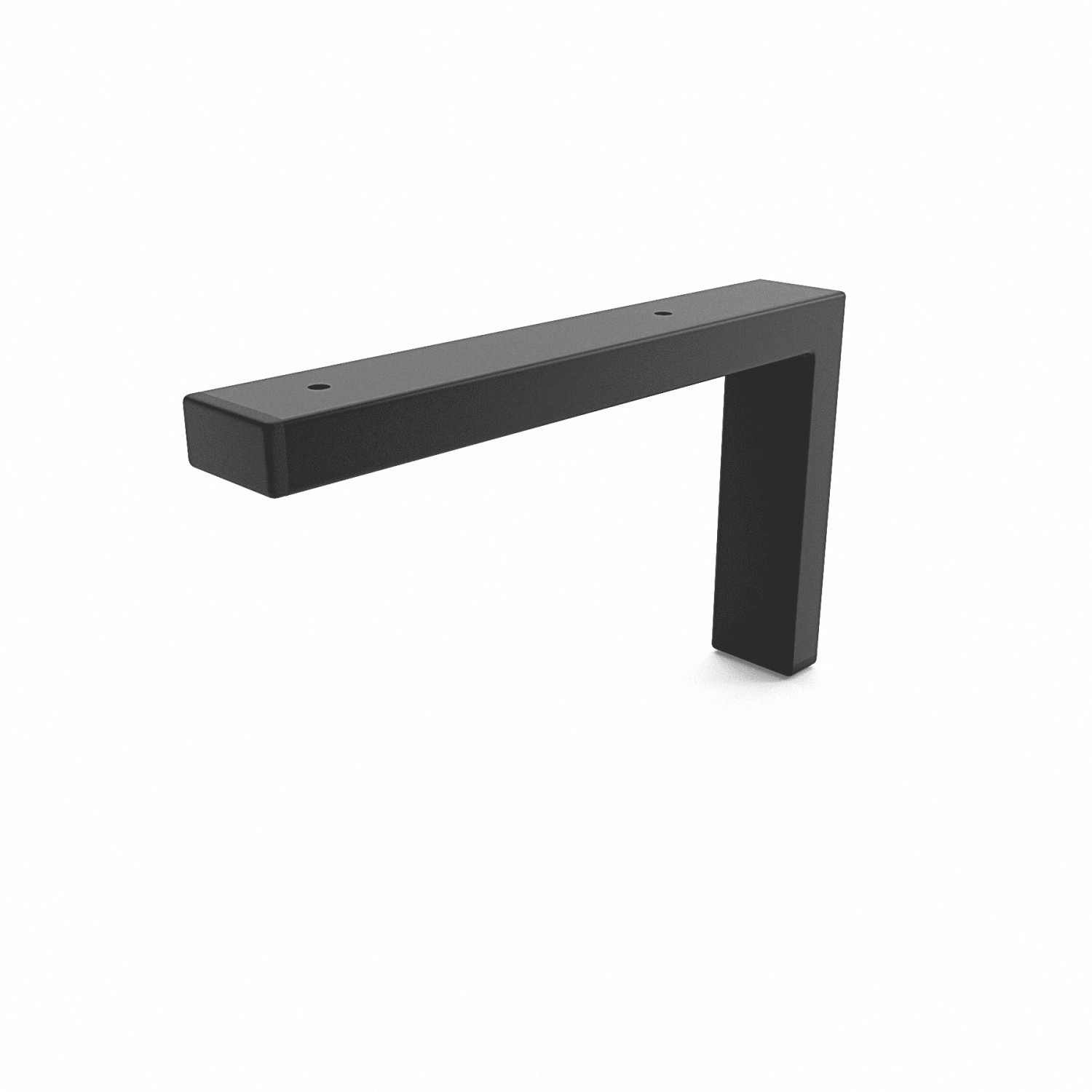 HEVVA Waschtischhalterung MAIN 25 cm Tief 1 Halter Schwarz günstig online kaufen