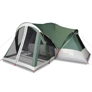 vidaXL Tipi-Familienzelt 8 Personen Grün Wasserdicht 94737