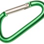 Grüner Conacord Karabinerhaken aus Aluminium, 6x60mm, mit Federverschluss. Vielseitiger Beschlag für diverse Anwendungen.