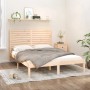 vidaXL Massivholzbett, 120x200 cm, Kiefernholz Bett mit Lattenrost und Kopfteil
