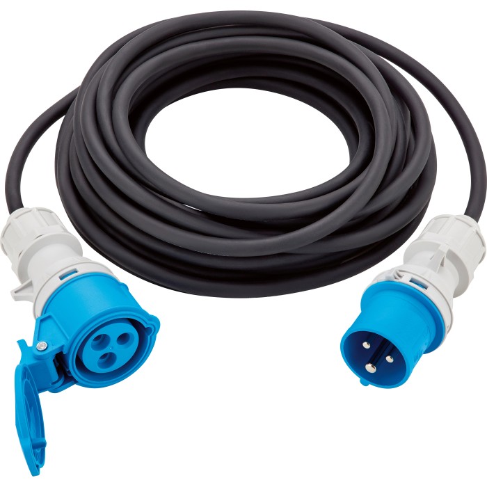 KTMC Verlängerungskabel 6,8 M 16 AWG – Außenkabel Mit Erdungsstecker, Wetterfest, 13A/1625W