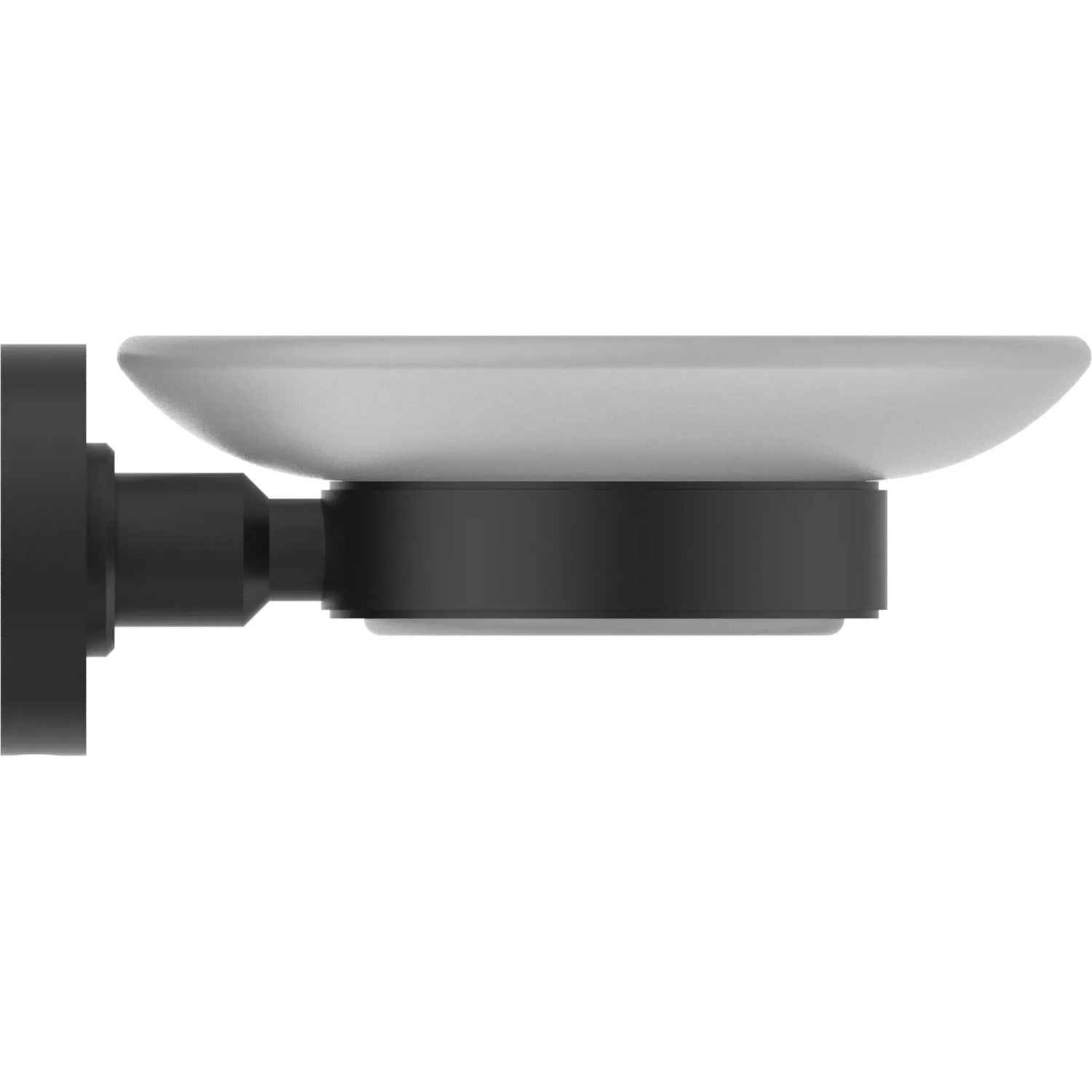 Ideal Standard IOM Seifenschale in Silk Black: Wandmontage, Glas und Metall für Ihr Bad.