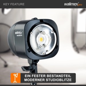 Walimex Pro Walimex Ersatzblitzröhre Newcomer 100/150/200 Vt-100/150/200 100W 5400-5800K
