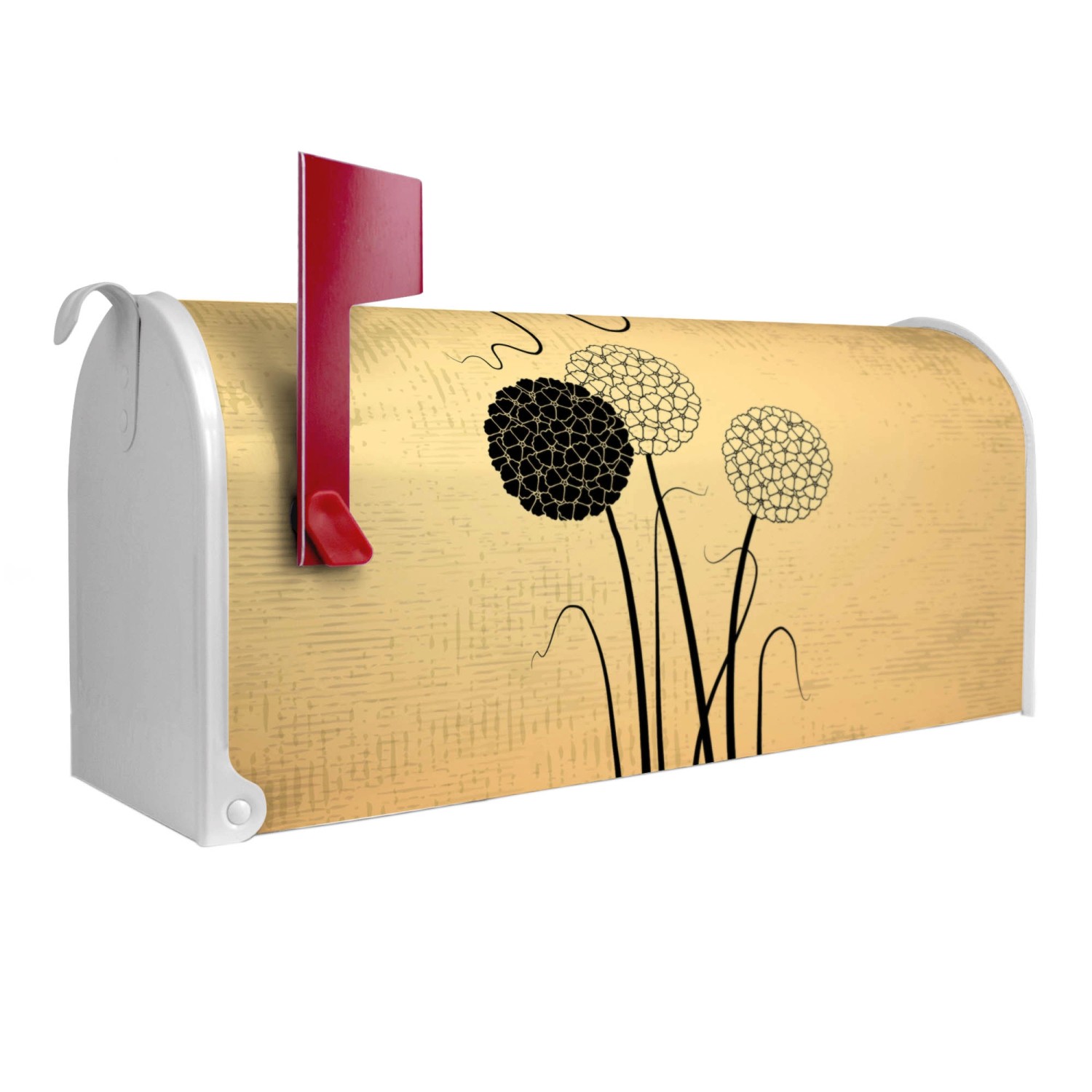 Banjado Amerikanischer Briefkasten Weiß 48x22x16cm US Mailbox Letterbox Pos günstig online kaufen