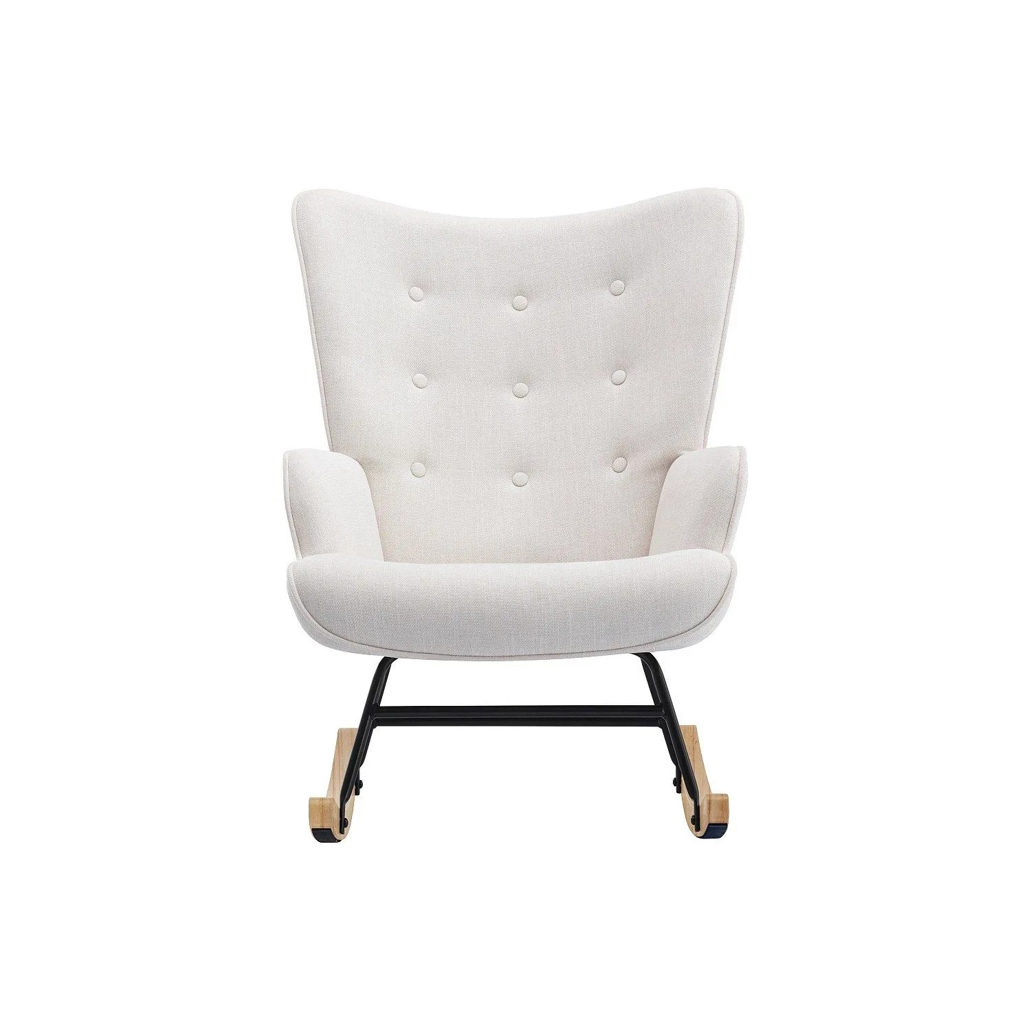 Vente-unique Schaukelstuhl Elmina Beige 86 cm