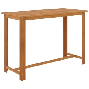 vidaXL Gartenbar-Tisch aus Akazienholz, Teil des 9-tlg. Gartenbar-Sets.