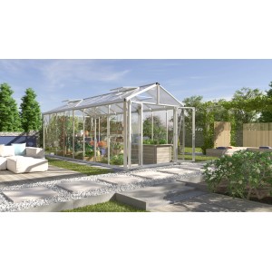 Vitavia Gewächshaus Zeus Comfort 15700 mit ESG/HKP Verglasung und Alu Rahmen.