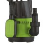 Zipper Tauchpumpe ZI-CWP400, flachabsaugend mit Schwimmerschalter und Tragegriff.