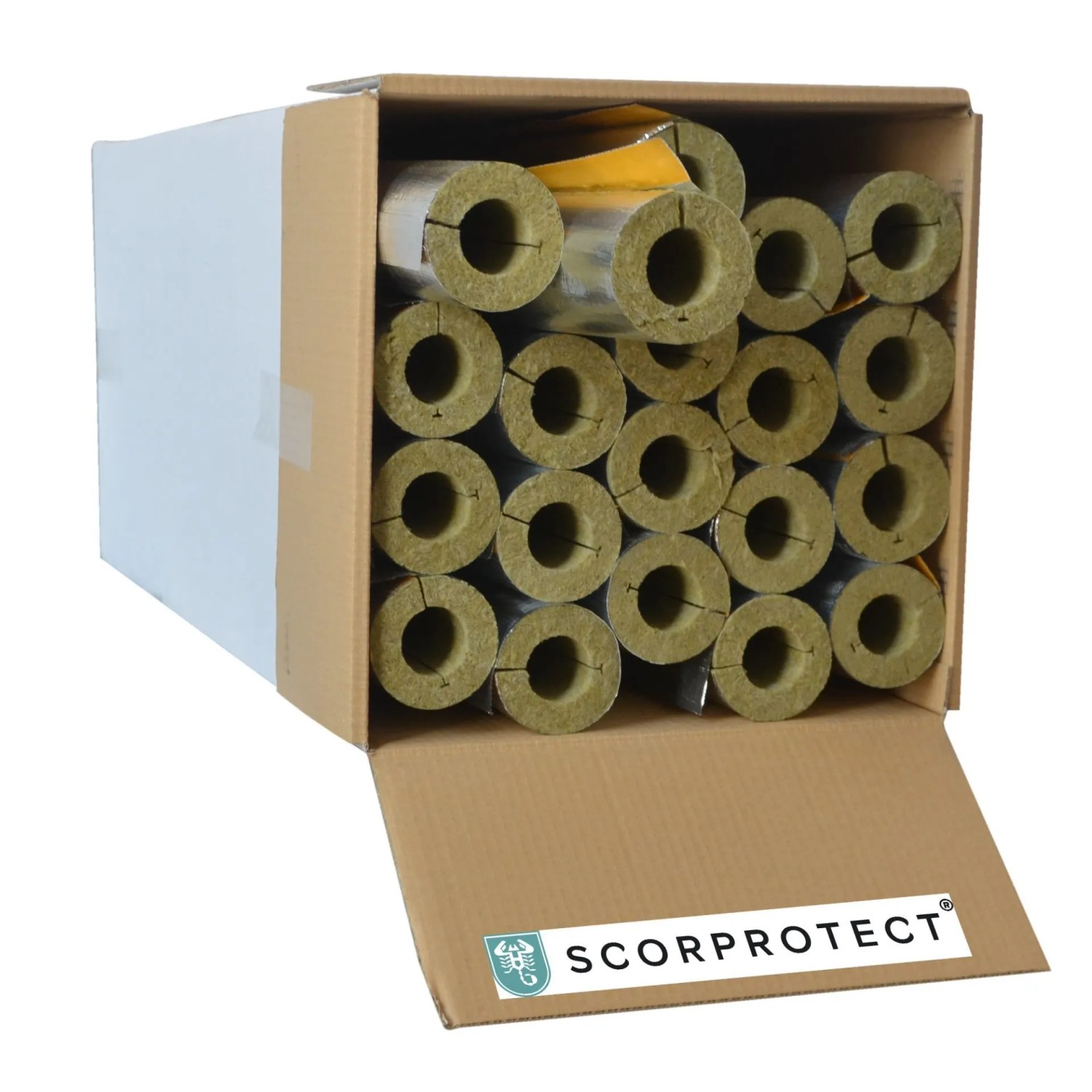 Scorprotect Karton Rohrisolierung Alu 42 MM X 20 MM