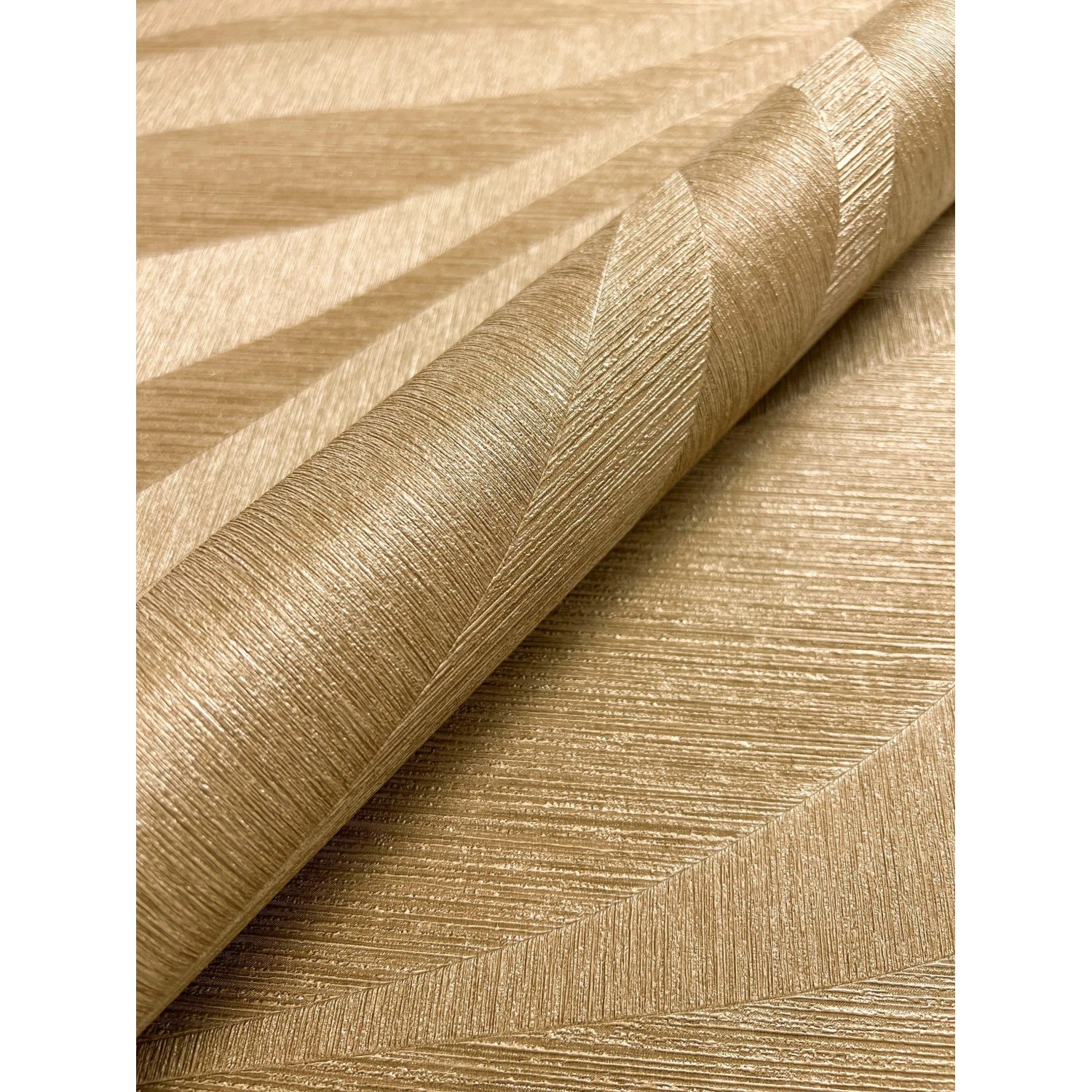 Newroom Vliestapete Sirius Gold Wellen Glamour FSC® günstig online kaufen