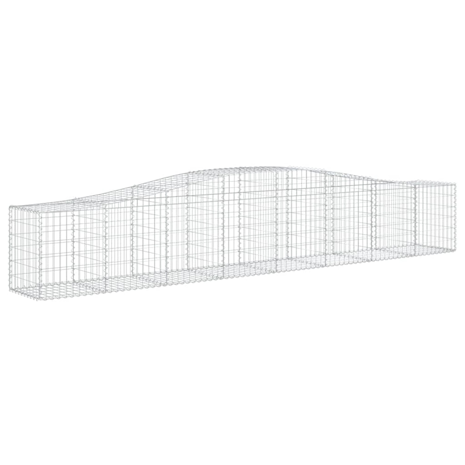 Thumbnail - vidaXL Gabionen mit Hochbogen 25 Stk 400x50x60/80cm Eisen 1562583