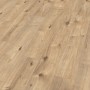 Egger Laminatboden Achensee Eiche, helle Landhausdielen mit Holzstruktur.