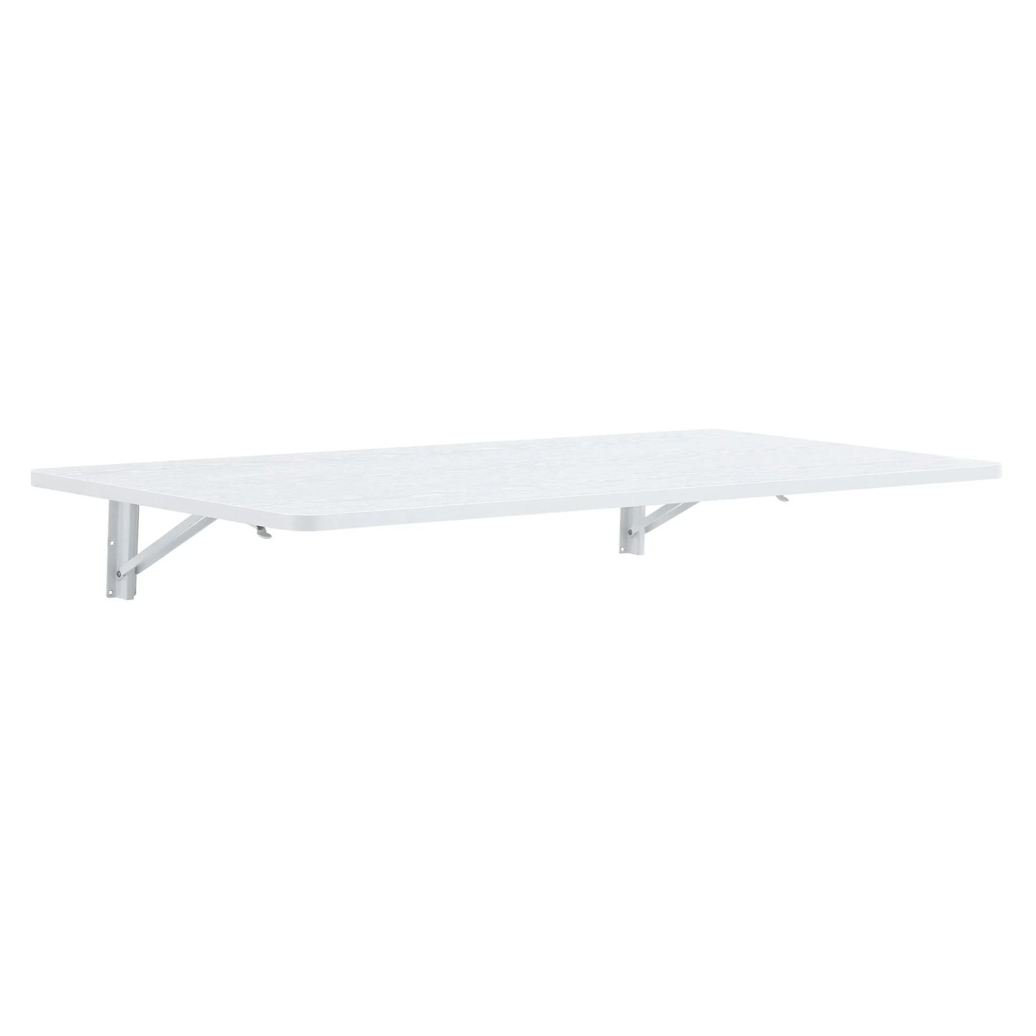 okwish Klapptisch mit MDF Wandmontage Küche Home Office 114x56x18cm Weiß