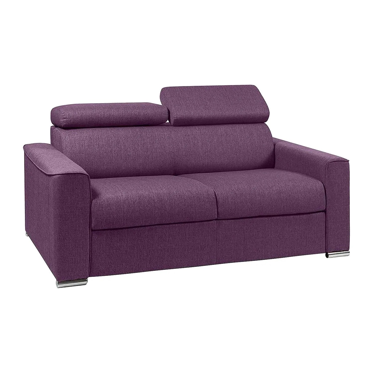 Vente-unique Schlafsofa Vizir Violett 176 cm