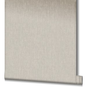 Marburg Vliestapete Botanica, Struktur Uni Grau-Beige, Rolle. Dekorative Tapete mit feiner Stoffoptik.