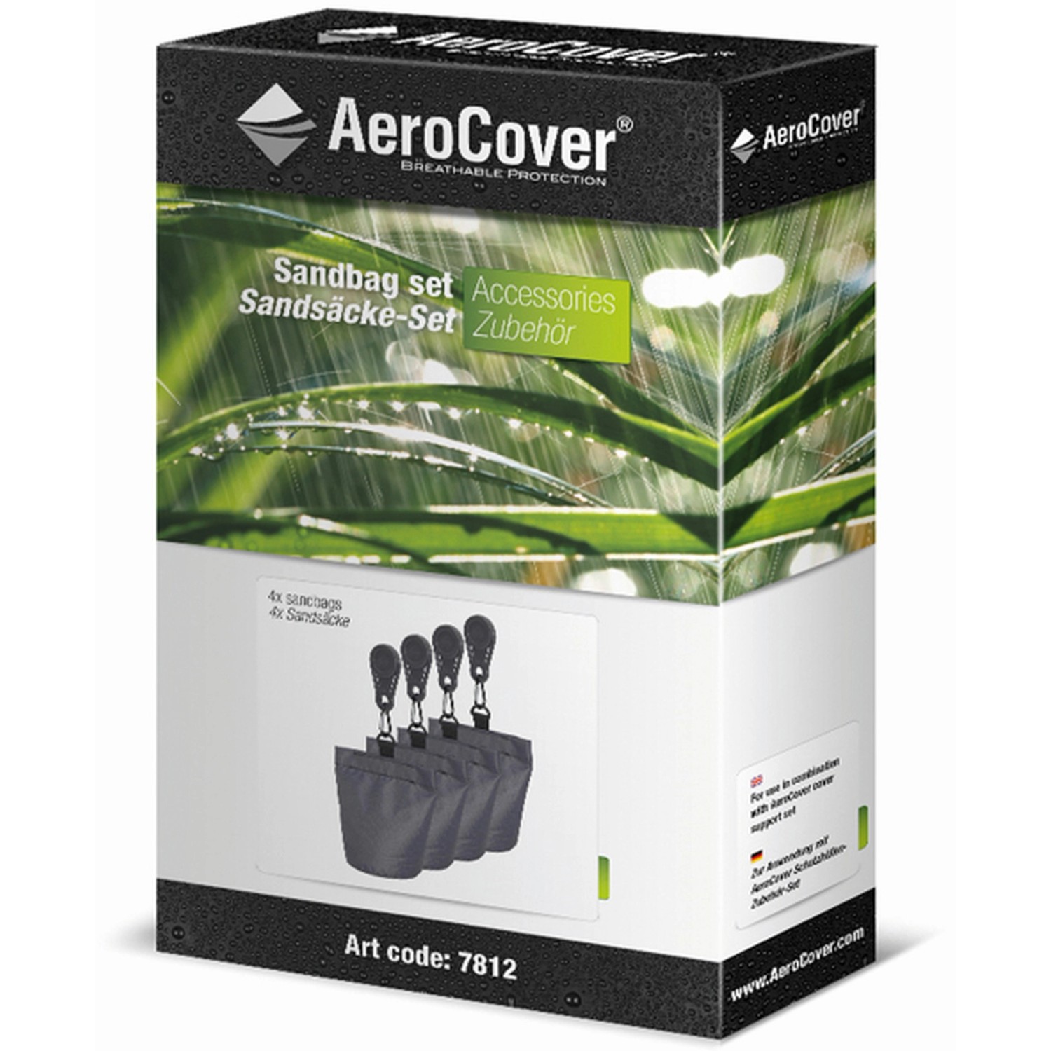 Aerocover Sandsäcke Anthrazit 4 Stück für Schutzhülle kaufen bei OBI