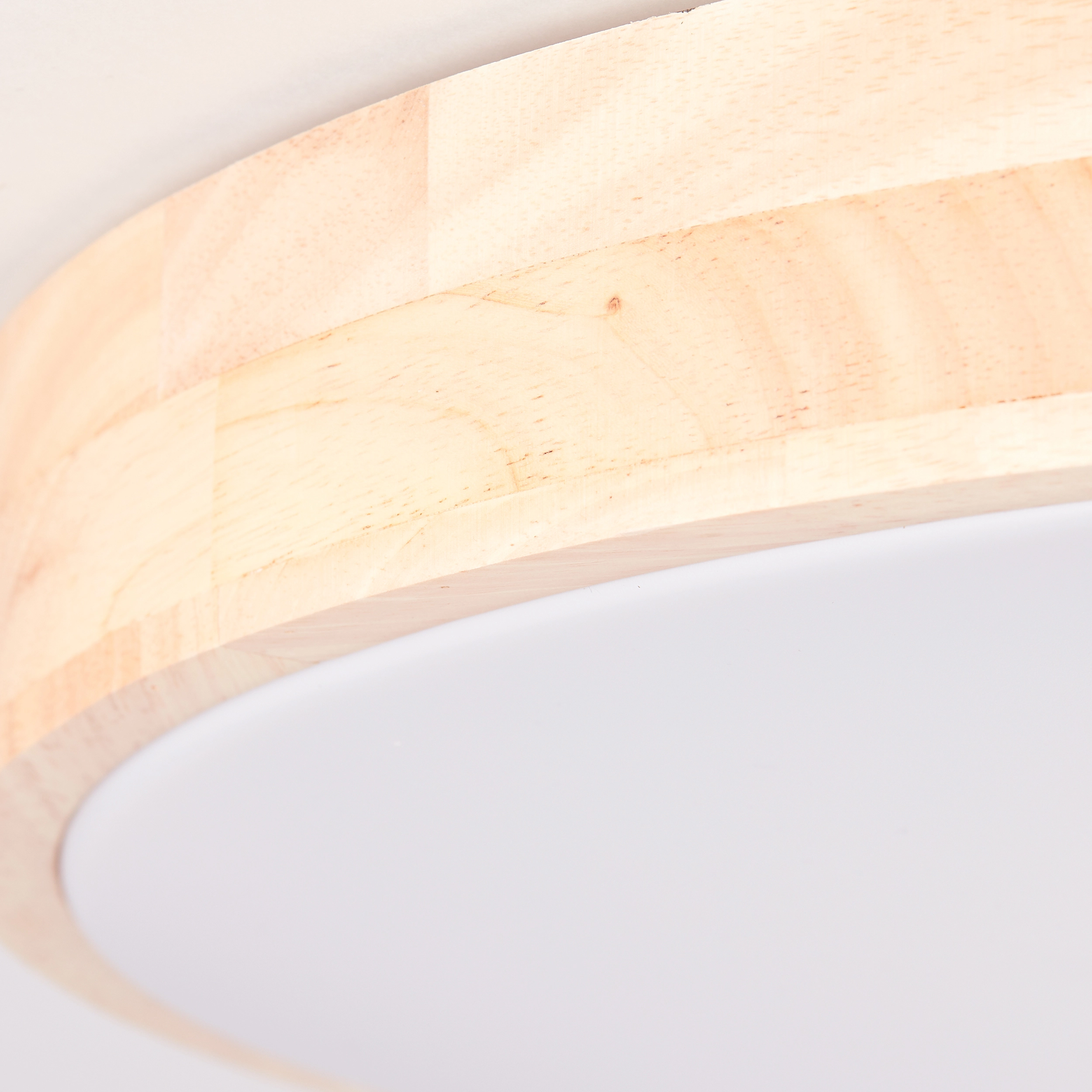 Brilliant LED-Deckenleuchte Slimline Ø 49 bei Weiß OBI und kaufen Holz cm