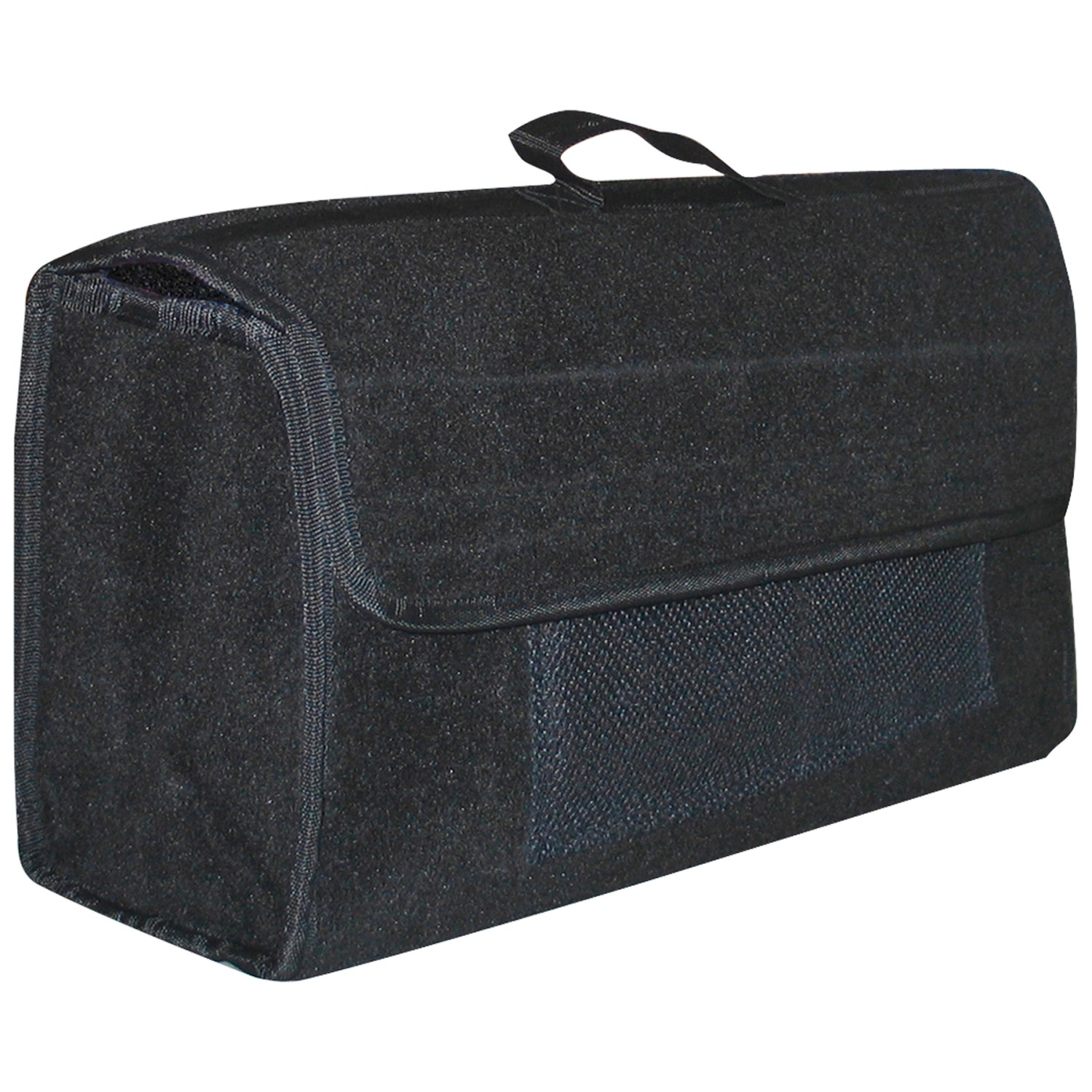 Kofferraum-Tasche CABLE HOME (schwarz, 600D Polyester, 614g) als  Werbemittel Auf