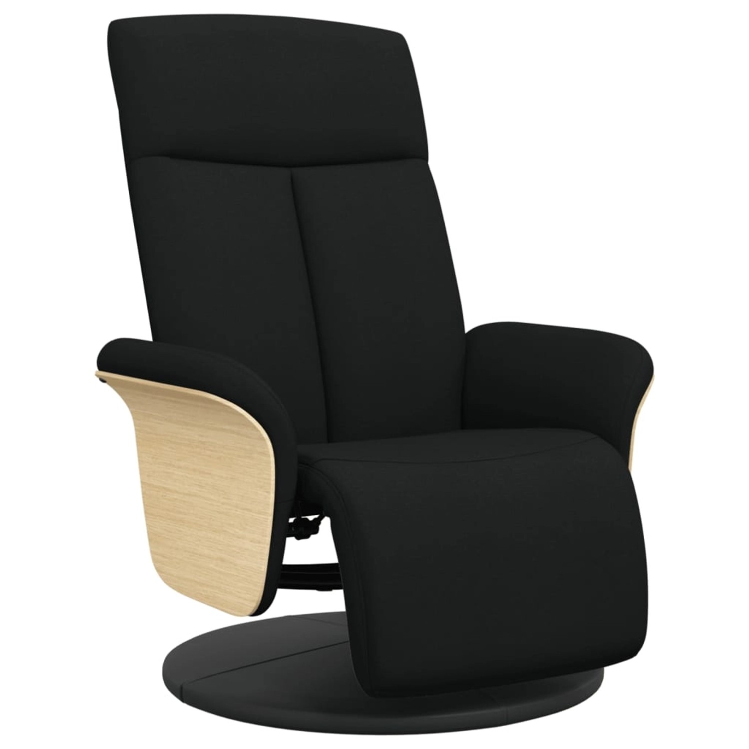 vidaXL Relaxsessel mit Fußteil Schwarz Stoff 356523 günstig online kaufen