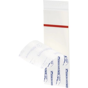 Tesa Powerstrips Large Waterproof, 6 weiße Klebestreifen für Feuchträume.