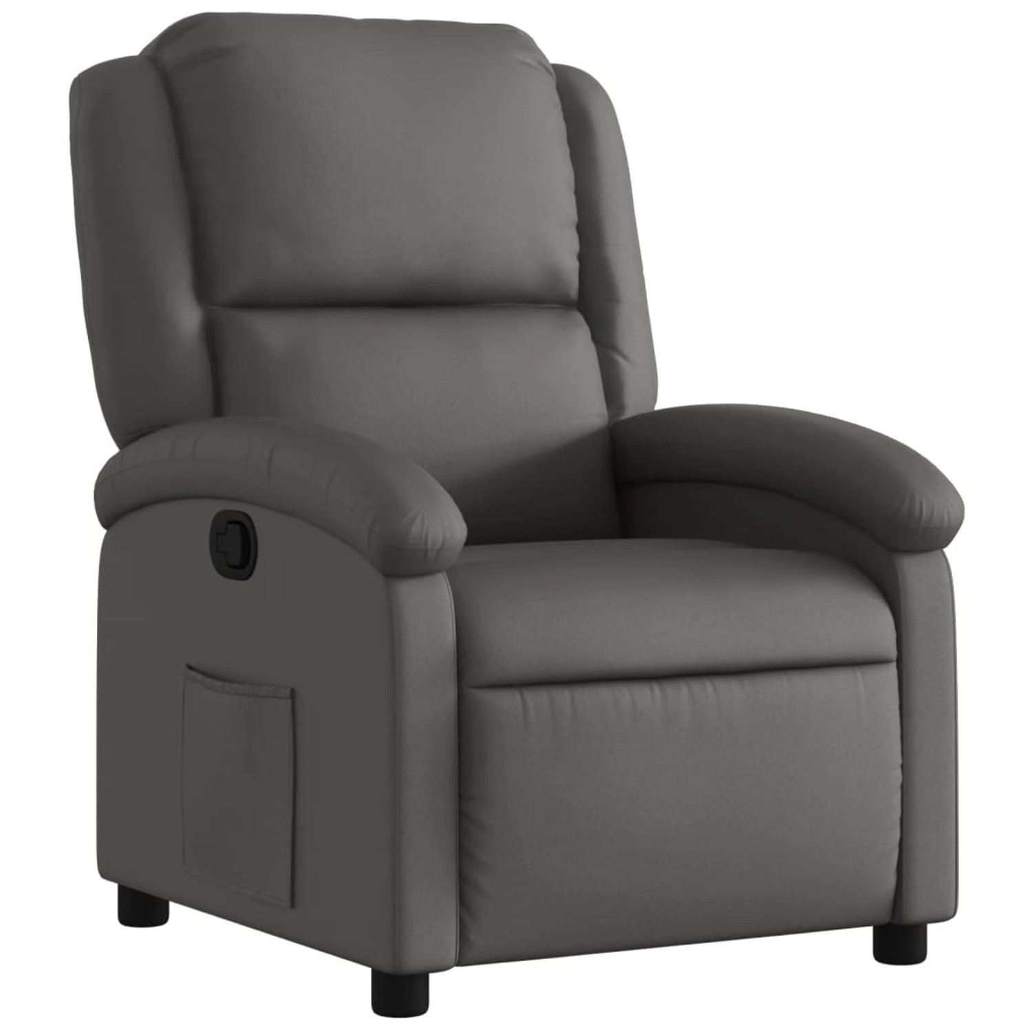 vidaXL Relaxsessel Grau Echtleder 3205470 günstig online kaufen