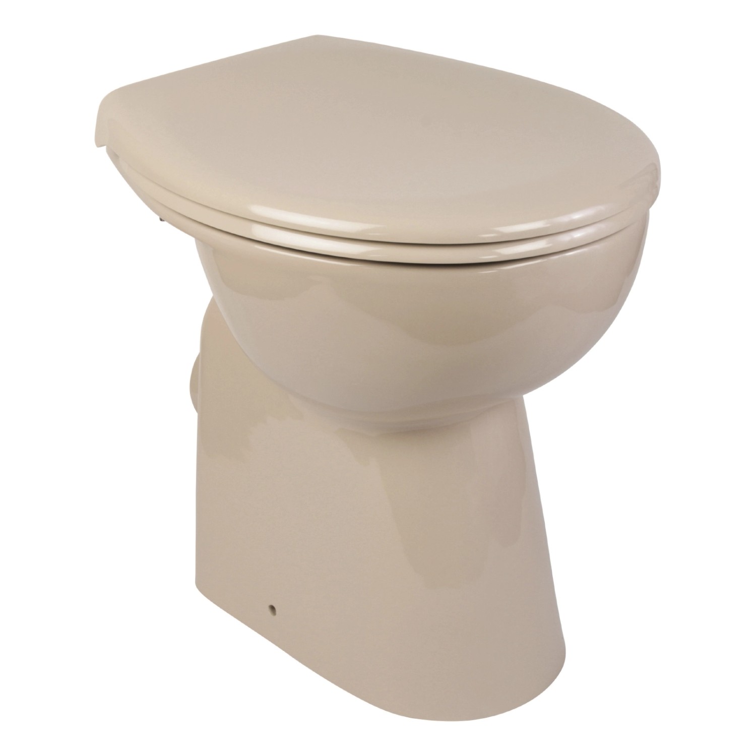 Calmwaters Stand-WC Elements Wellness 7cm Erhöht Spülrandlos Set WC-Sitz Ab günstig online kaufen