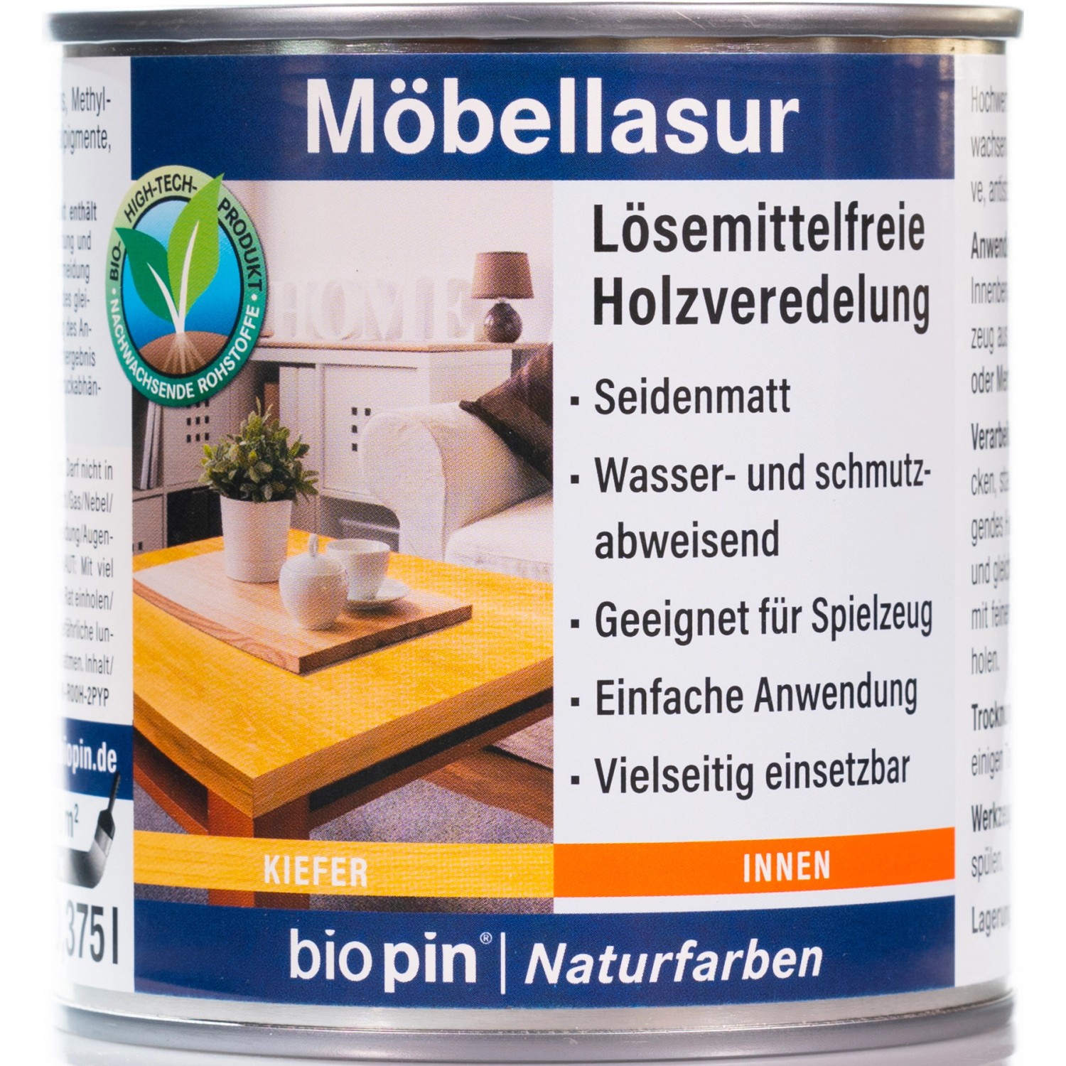 biopin Möbellasur kiefer 0,375 l