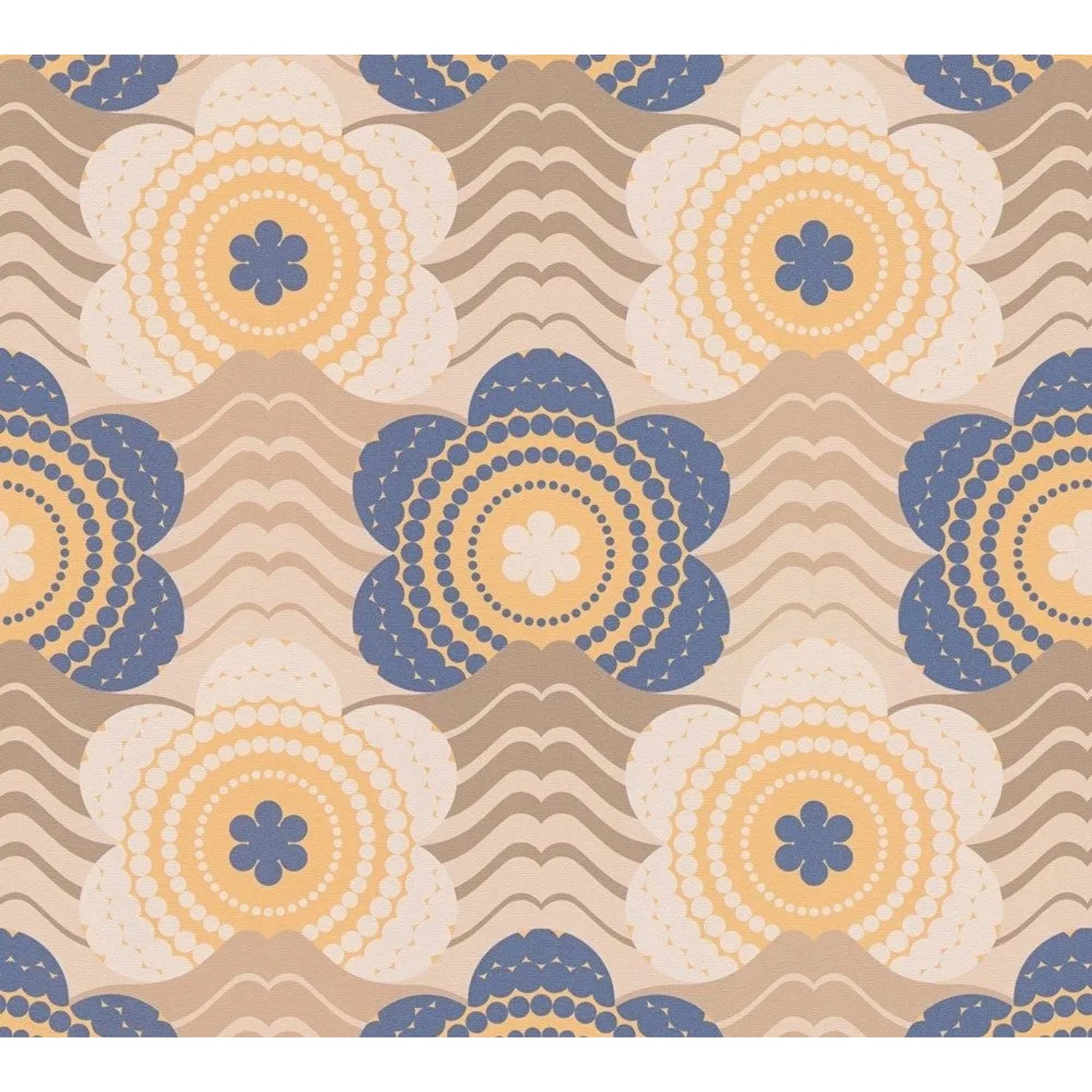 Tadessi Tapete Floral M1-No.10944 Vliestapete in Braun