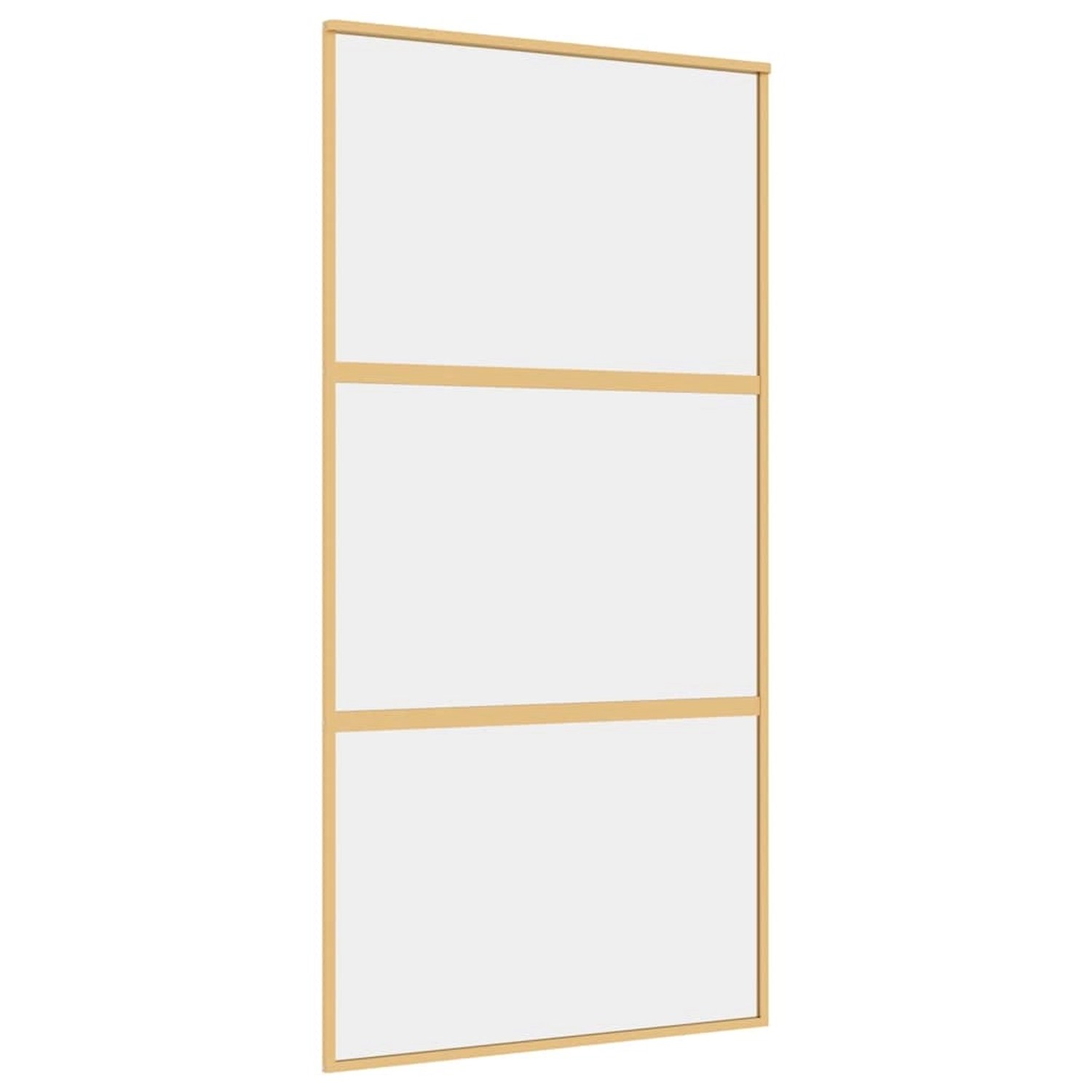 vidaXL Schiebetür Golden 102,5x205 cm ESG-Klarglas und Aluminium 155150 günstig online kaufen