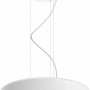 Weiße Philips Hue Enrave Pendelleuchte mit Dimmer, runde Form. Smarte Beleuchtung für Ihr Zuhause.