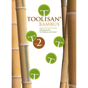 TOOLISAN Bambusdünger 2 kg mit Langzeitwirkung für gesunde Pflanzen.