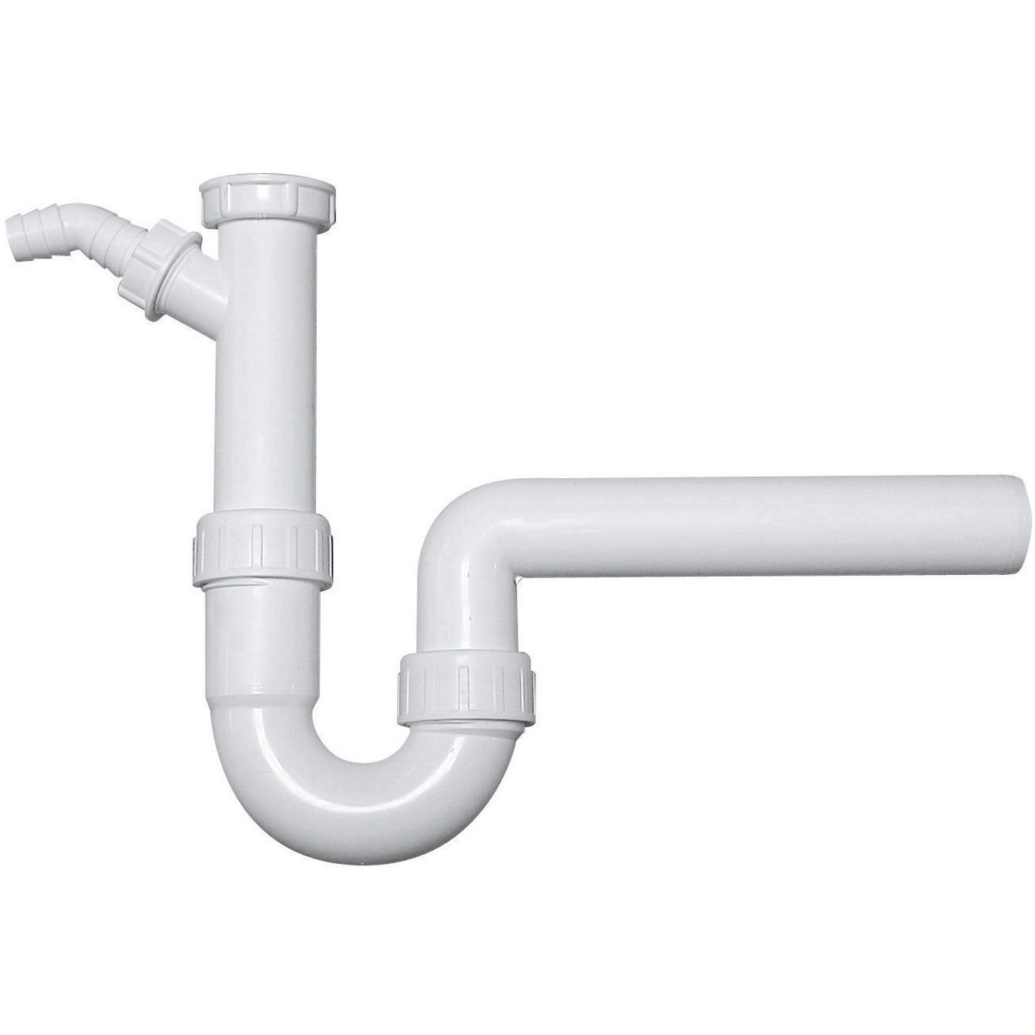 Sanitop-Wingenroth Küchen-Siphon 38 mm (1  1/2) x 40 mm waagerecht