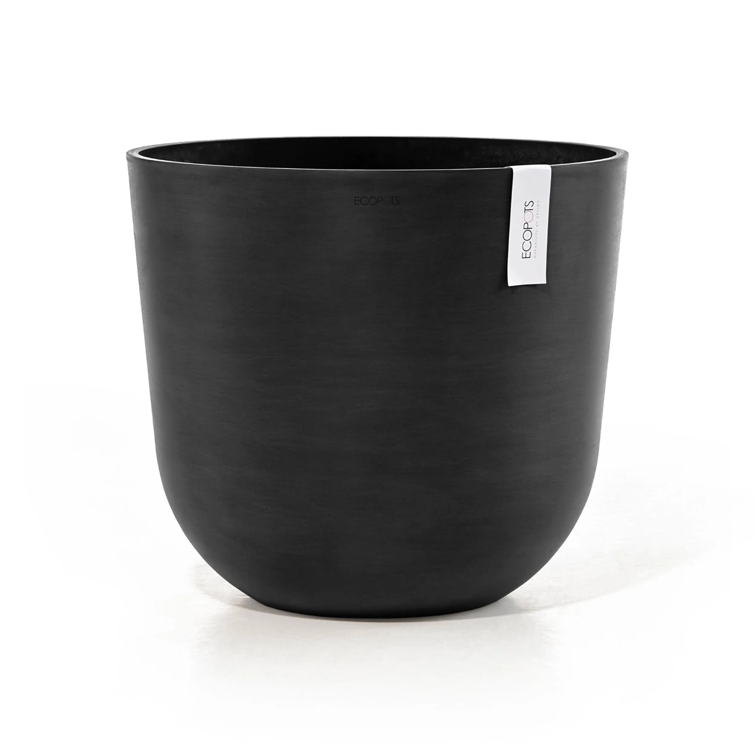 Ecopots Pflanztopf Oslo Dunkelgrau 45 cm x 39,2 cm günstig online kaufen