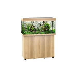 Juwel Rio 180 LED Aquarium-Kombination in hellem Holz, 180 Liter, mit Unterschrank.