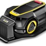 Kärcher RCX 4 Mähroboter, kabellos, mit Igelerkennung und GPS+RTK+Kamera. Schwarz/gelbes Design.