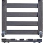 Wagner Multi Roller GH 0412, anthrazitfarbener Pflanzenroller aus Holz mit Rollen, Tragkraft 120 kg.