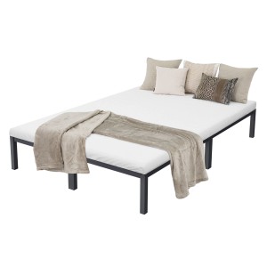 ML-Design Metallbett 140x200 cm auf Stahlrahmen mit Lattenrost Anthrazit Metall