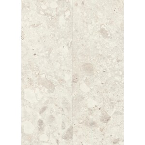 Egger Kingsize Laminat Triestino Terrazzo Weiß, 8mm stark, Steinoptik.